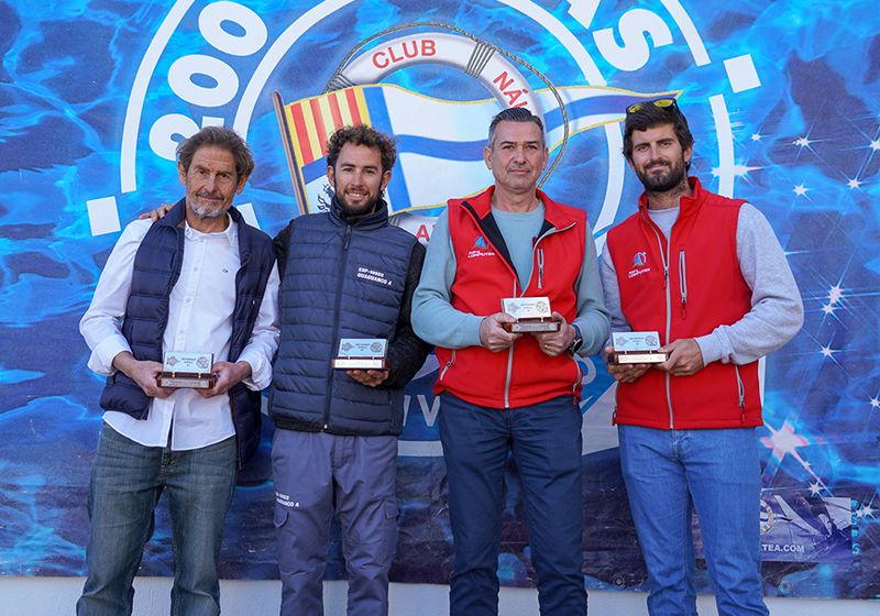 Ganadores de la competición de veleros en Altea.